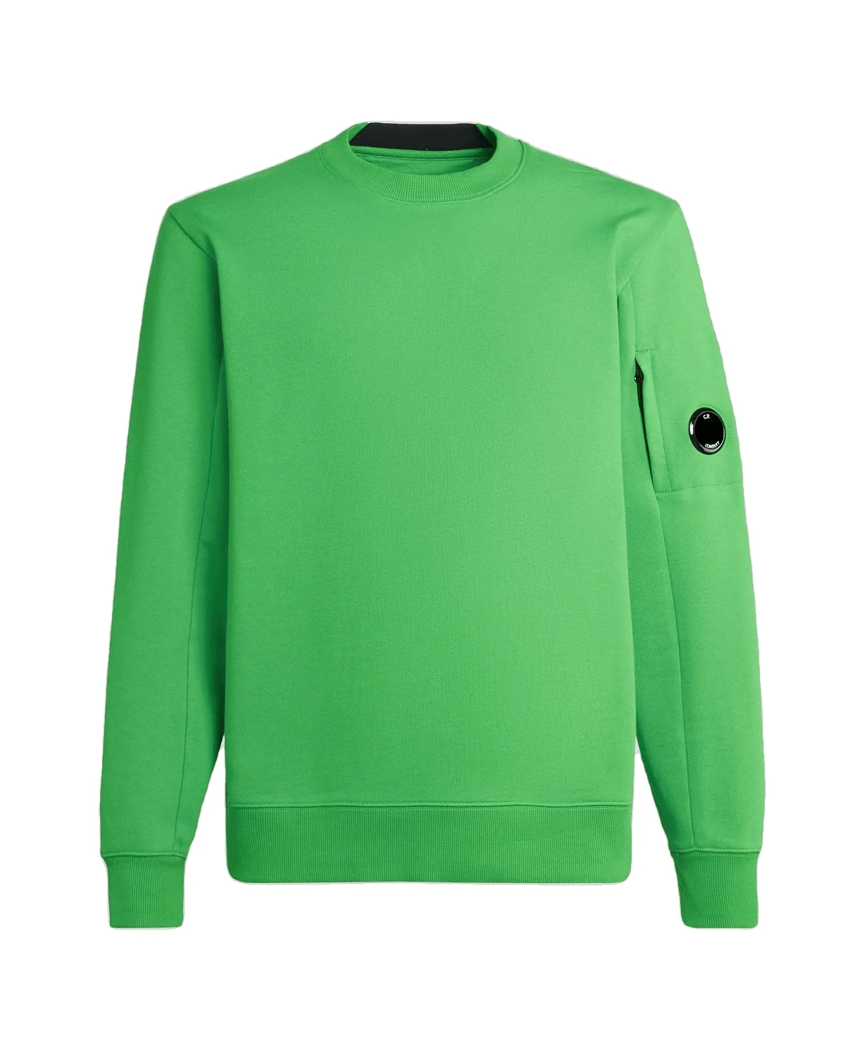 CP Company Sweat Diagonal raised fleece Classic Green - Lothaire