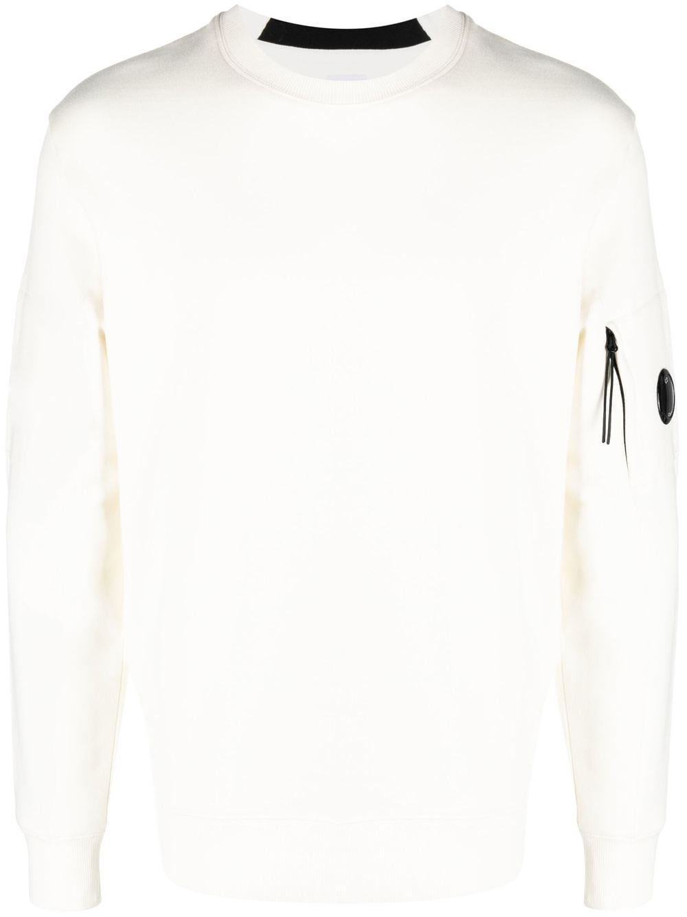 C.P Company Sweat Diagonal raised fleece Gauze white - Lothaire