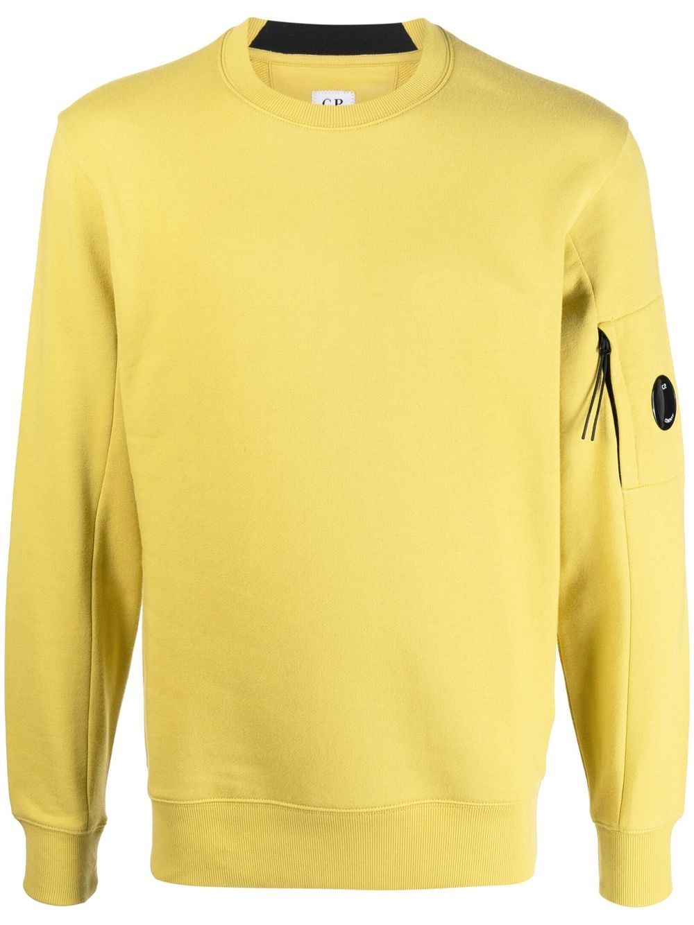 C.P Company Sweat Diagonal Raised Fleece Golden Palm - Lothaire boutiques