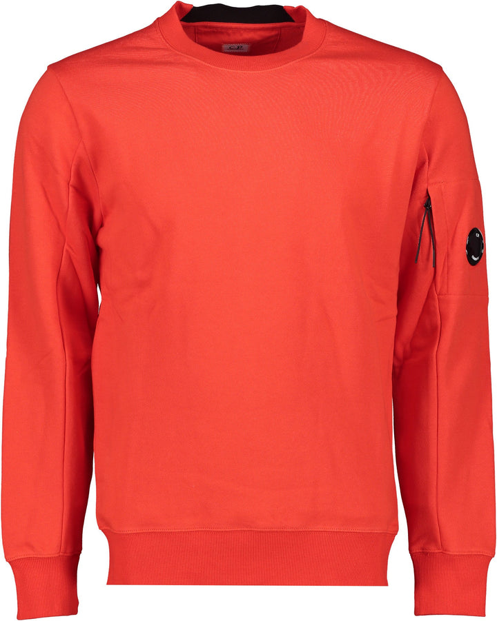 CP Company Sweat Diagonal raised fleece rouge - Lothaire boutiques