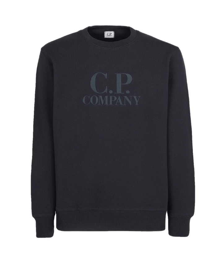 C.P Company Sweat Diagonal Raised Fleece Total Eclipse - Lothaire