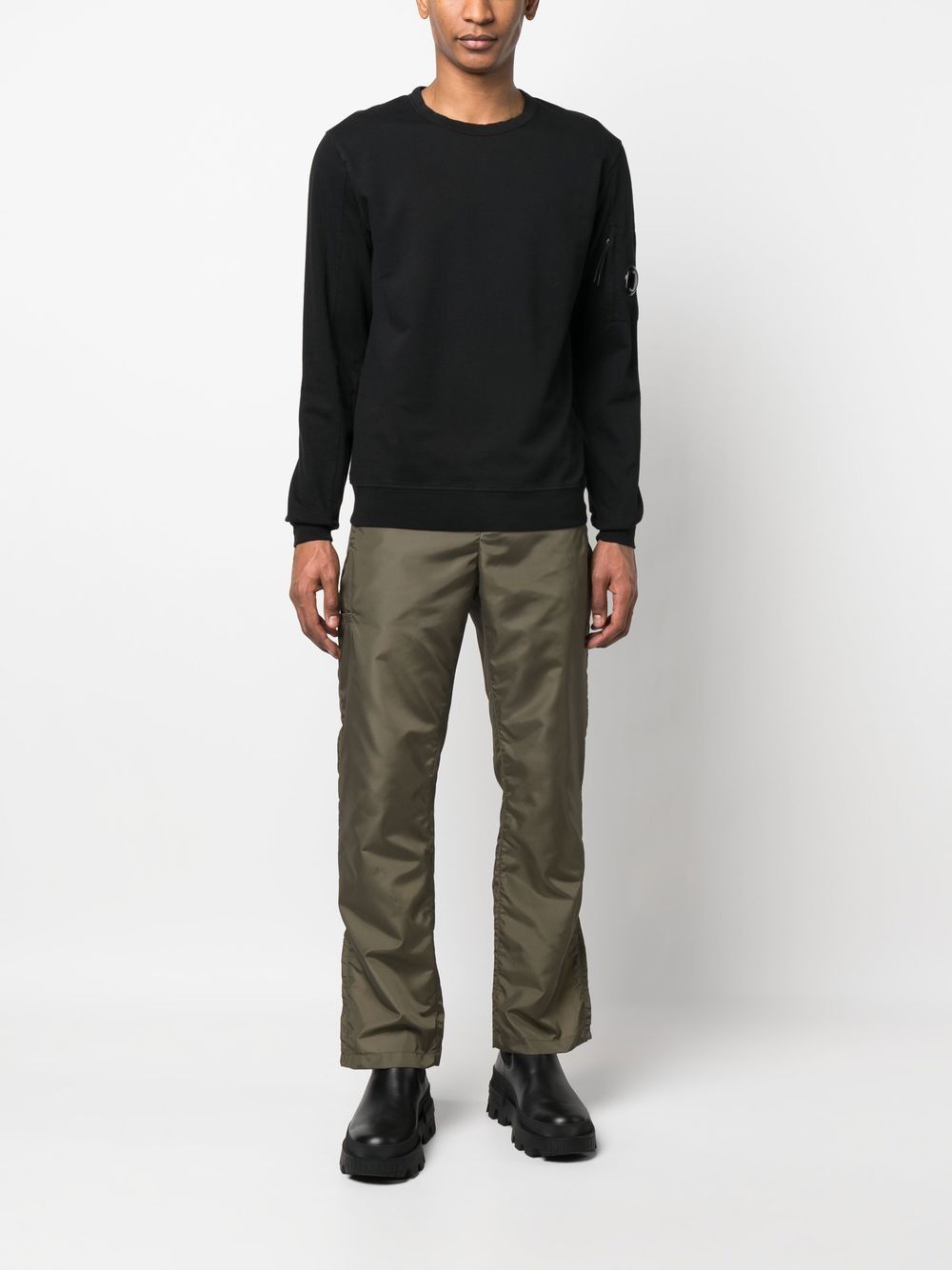 C.P Company Sweat Light Fleece Black - Lothaire