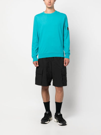 C.P Company Sweat Light Fleece Tile Blue - Lothaire