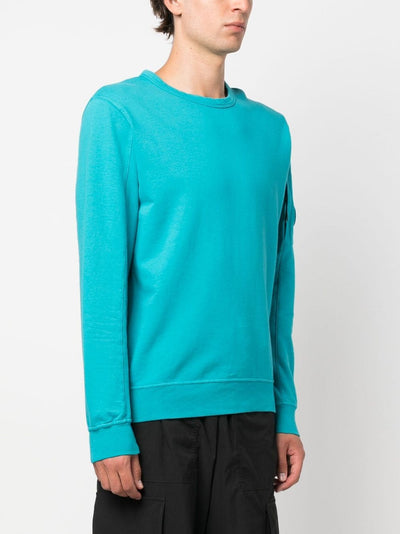 C.P Company Sweat Light Fleece Tile Blue - Lothaire
