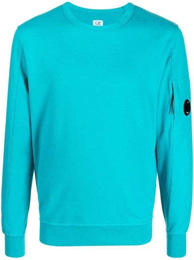 C.P Company Sweat Light Fleece Tile Blue - Lothaire