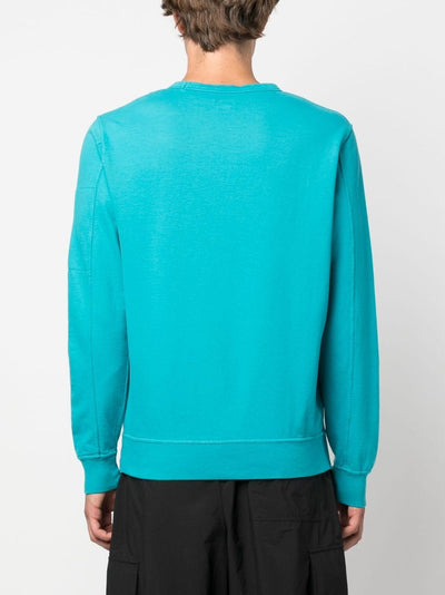 C.P Company Sweat Light Fleece Tile Blue - Lothaire
