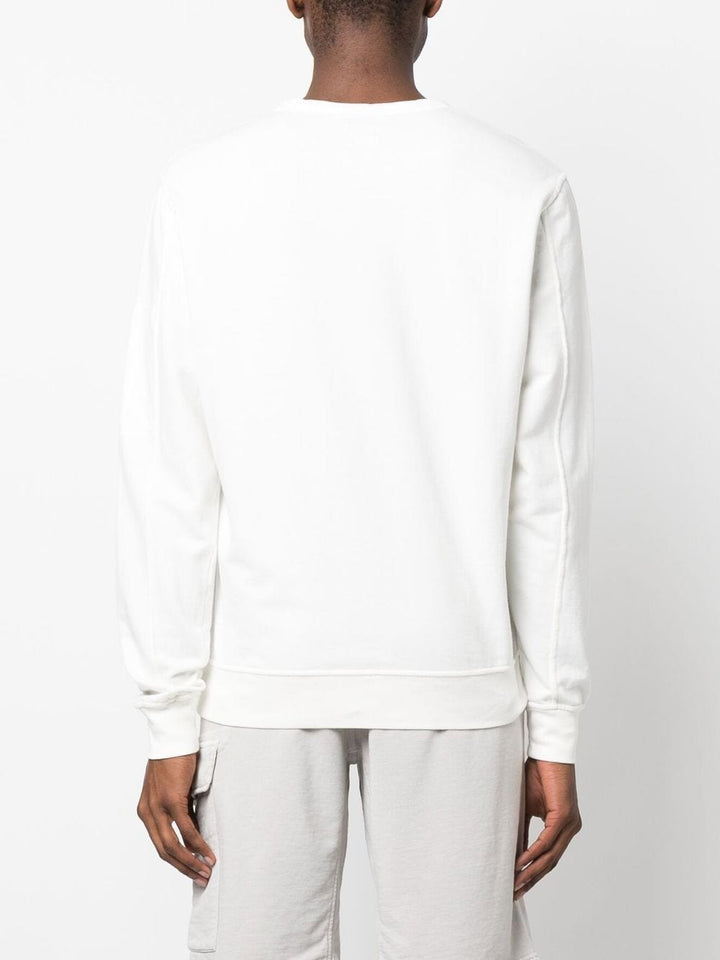 C.P Company Sweat Light Fleece White - Lothaire