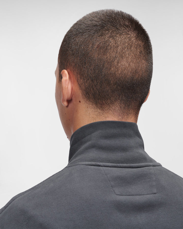C.P Company Sweat zippé Brushed & Emerized Diagonal Fleece - Lothaire