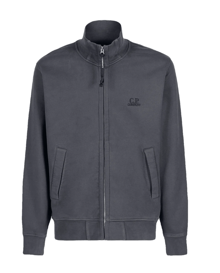 C.P Company Sweat zippé Brushed & Emerized Diagonal Fleece - Lothaire