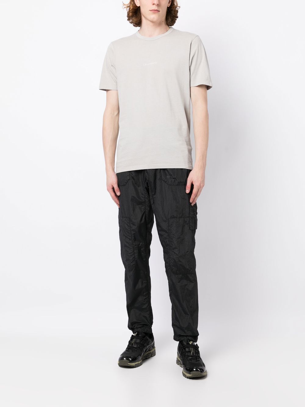 C.P. COMPANY -T-shirt 24/1 Jersey - Flint Grey - Lothaire