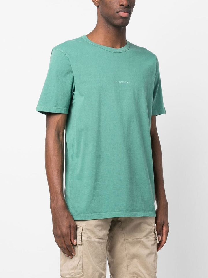 C.P. COMPANY -T-shirt 24/1 Jersey - Frosty spruce - Lothaire