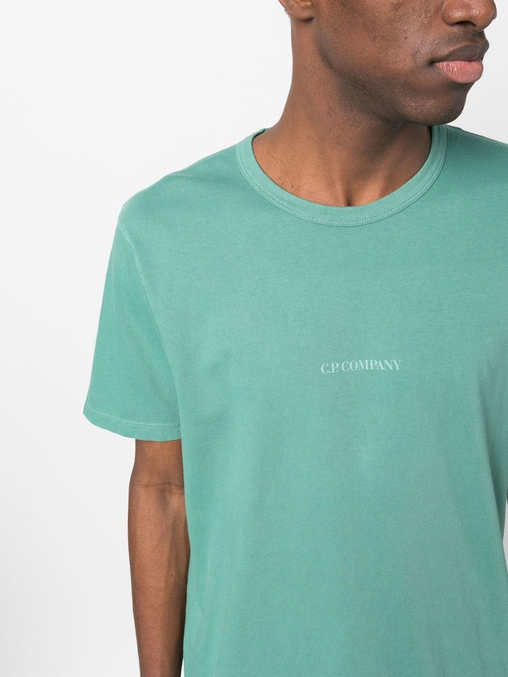 C.P. COMPANY -T-shirt 24/1 Jersey - Frosty spruce - Lothaire