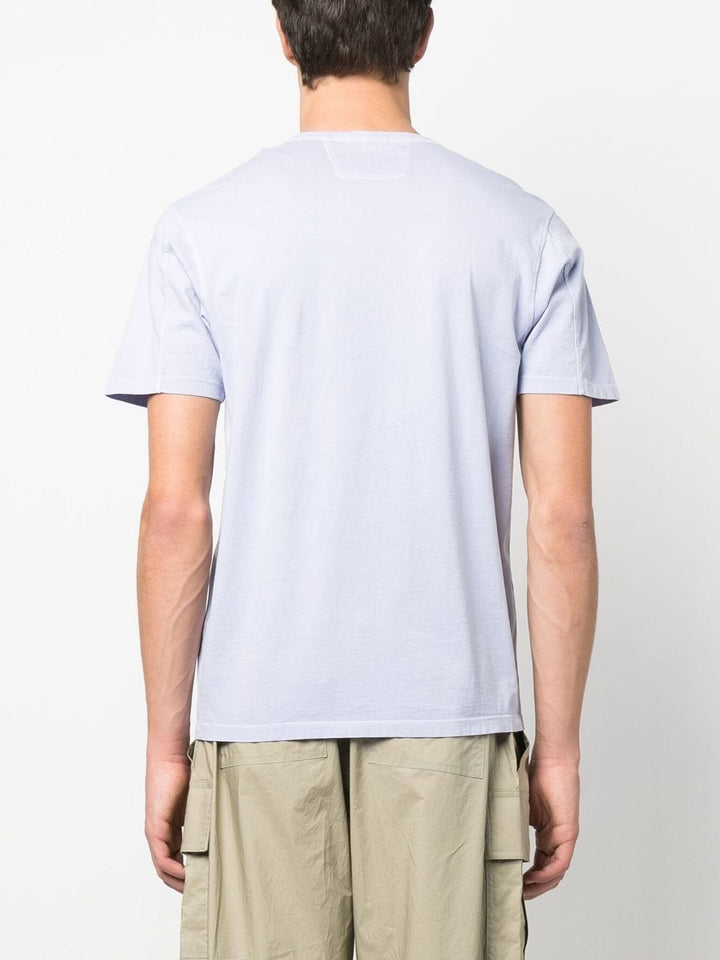 C.P. COMPANY -T-shirt 24/1 Jersey Relaxed Fit Cosmic sky - Lothaire