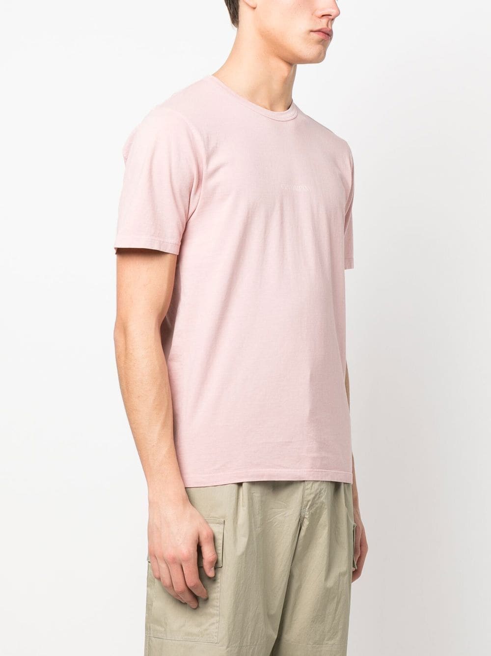 C.P. Company -T-shirt 24/1 Jersey Relaxed Fit Pale Mauve - Lothaire