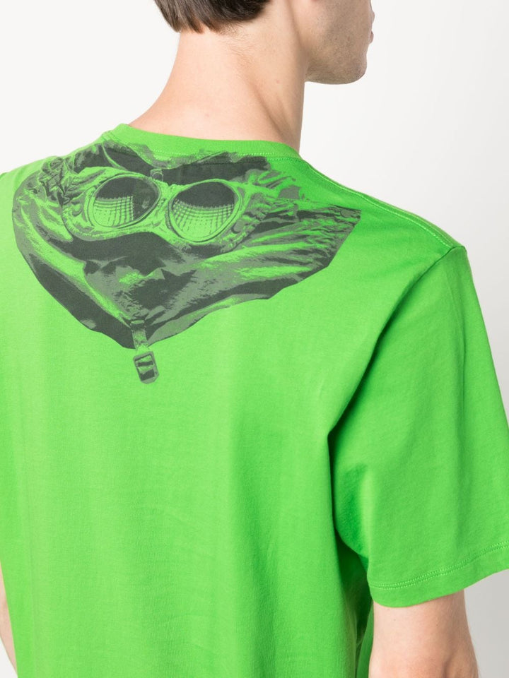 CP Company -T-shirt 30/1 Jersey Goggle Classic Green - Lothaire