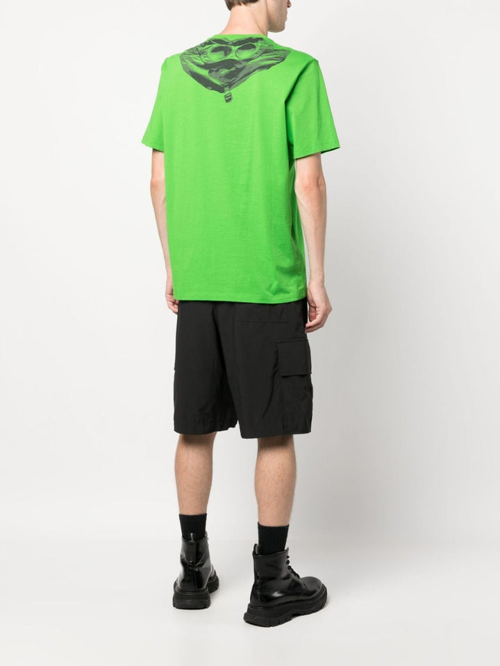 CP Company -T-shirt 30/1 Jersey Goggle Classic Green - Lothaire