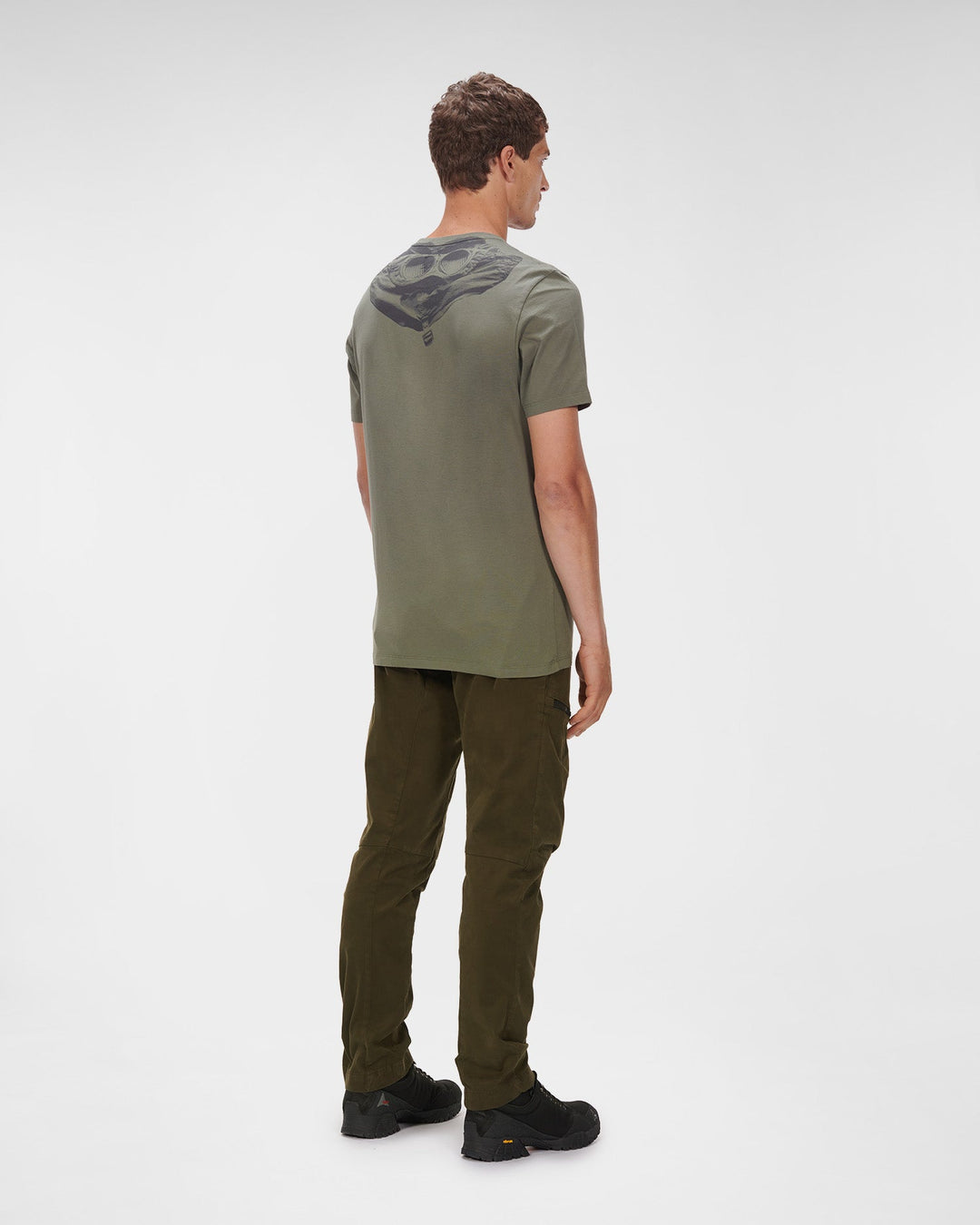 C.P. COMPANY -T-shirt 30/1 Jersey Goggle Thyme - Lothaire boutiques
