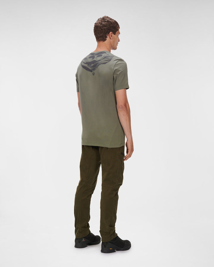 C.P. COMPANY -T-shirt 30/1 Jersey Goggle Thyme - Lothaire boutiques