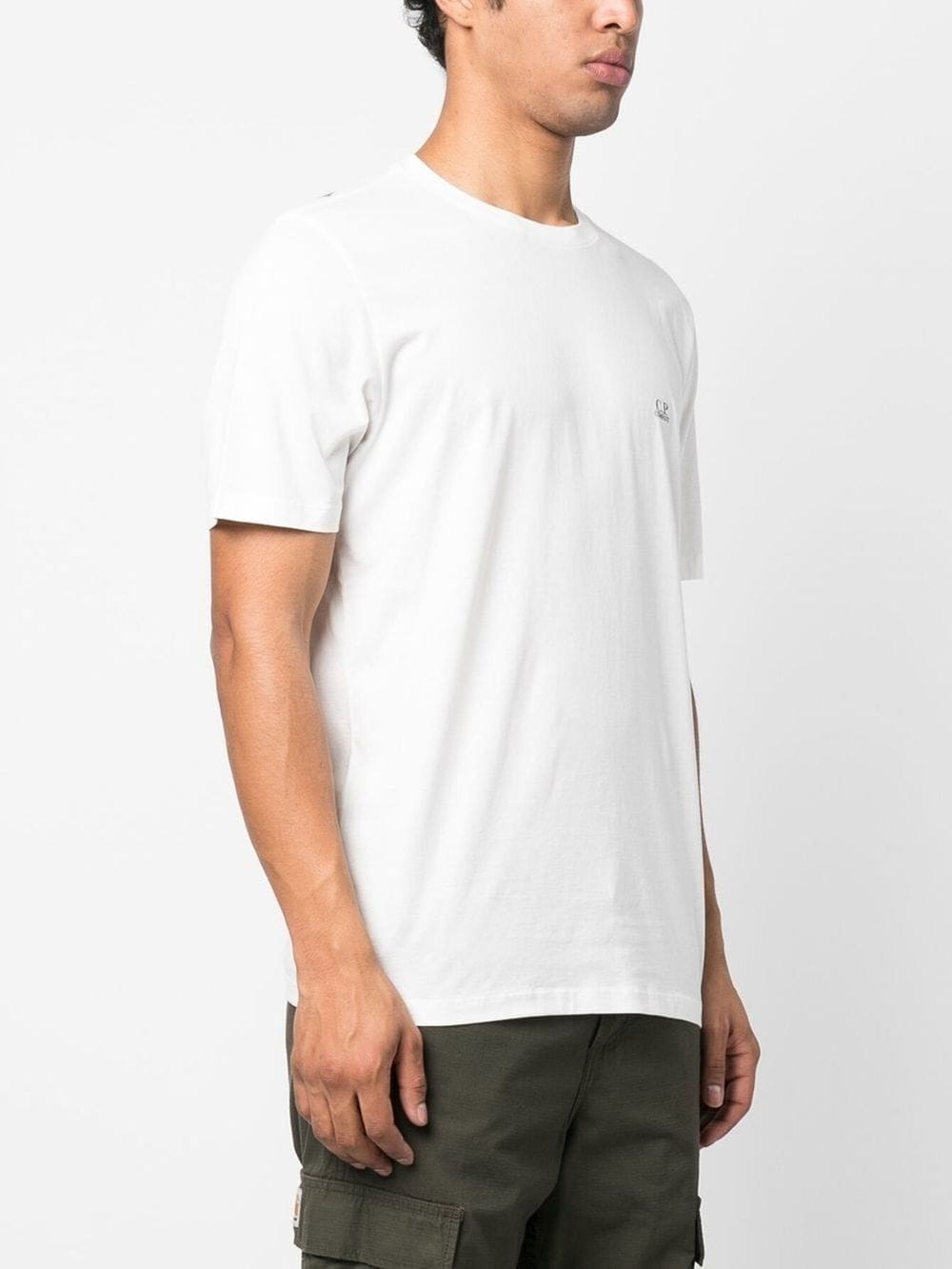 C.P. Company -T-shirt 30/1 Jersey Goggle White - Lothaire