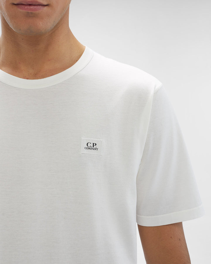 C.P. COMPANY -T-shirt 70/2 Jersey Gauze White - Lothaire