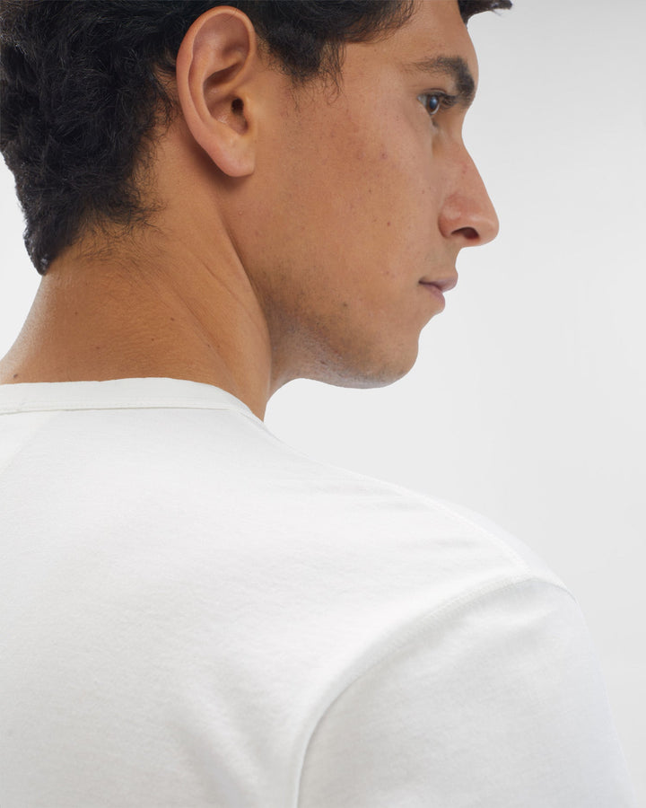 C.P. COMPANY -T-shirt 70/2 Jersey Gauze White - Lothaire