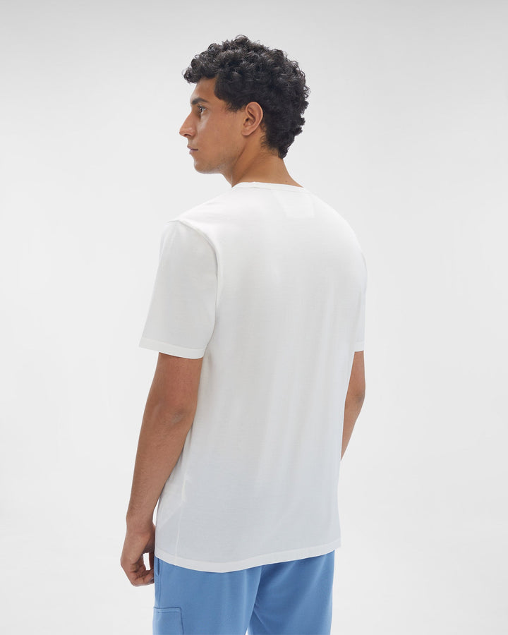 C.P. COMPANY -T-shirt 70/2 Jersey Gauze White - Lothaire