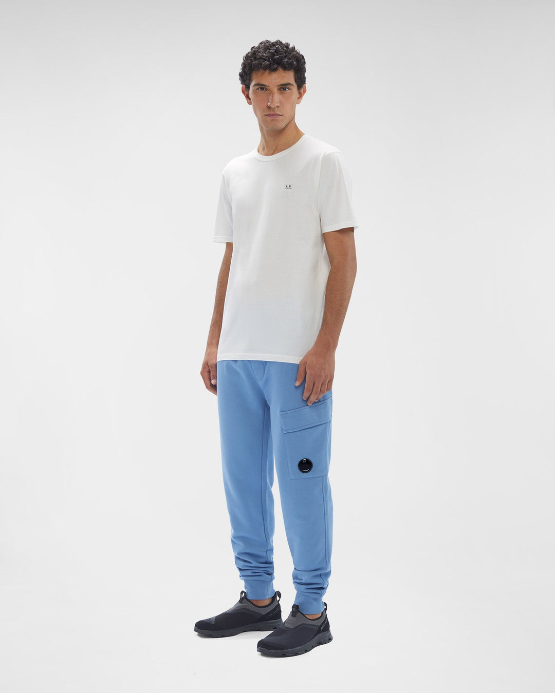 C.P. COMPANY -T-shirt 70/2 Jersey Gauze White - Lothaire