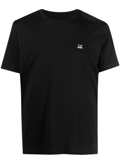 C.P Company t-shirt à imprimé graphique au dos noir/sun desert - Lothaire boutiques (6932359839909)
