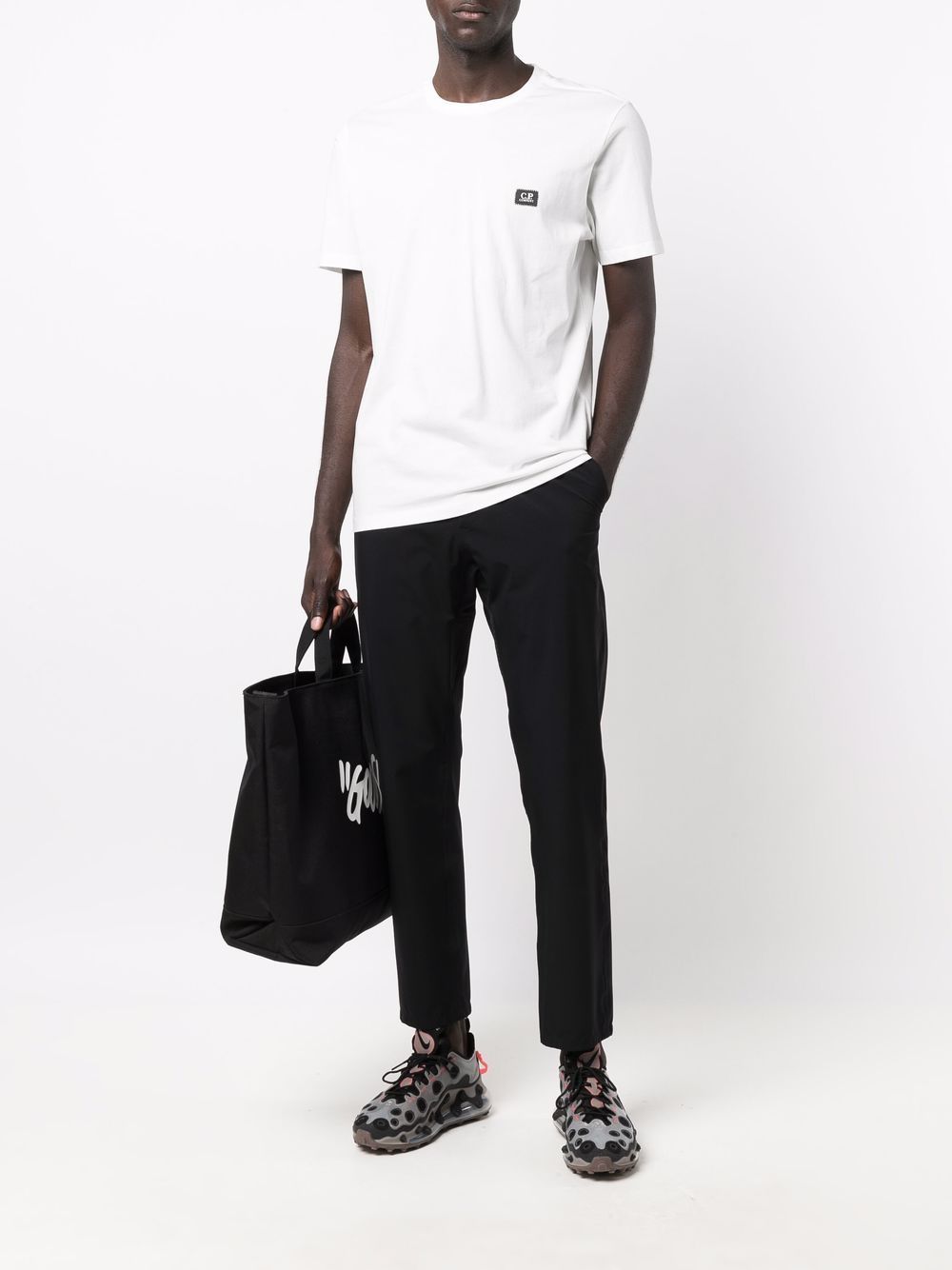 C.P Company t-shirt à patch logo - Lothaire boutiques (6932390248613)