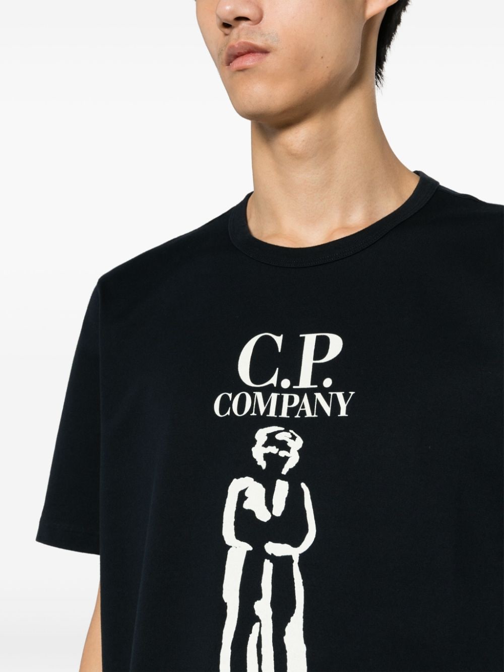 CP Company -T-shirt Black Britih Sailor - Lothaire