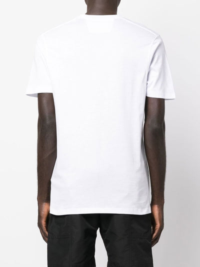 C.P. Company -T-shirt blanc 30/1 Jersey Compact Logo - Lothaire boutiques