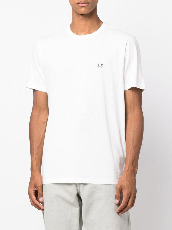 C.P. COMPANY -T-shirt blanc 30/1 Jersey Goggle - Lothaire boutiques