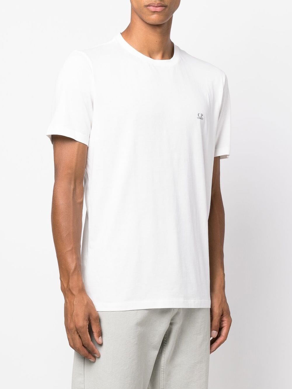 C.P. Company -T-shirt blanc 30/1 Jersey Goggle - Lothaire boutiques