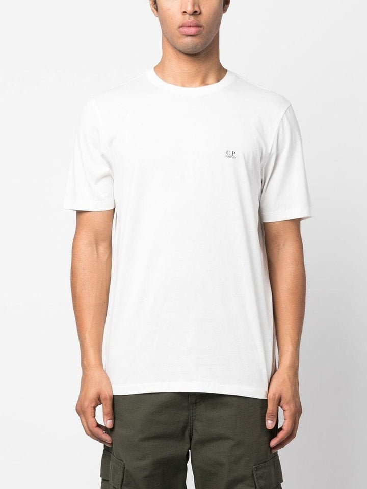 CP Company -T-shirt blanc 30/1 Jersey Goggle - Lothaire