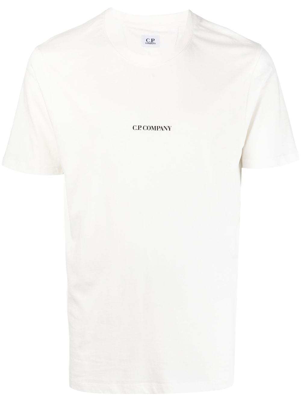 C.P. COMPANY -T-shirt blanc 30/1 Jersey Reverse Print - Lothaire