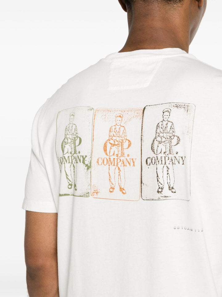C.P. COMPANY - T-Shirt Gauze white Sailor - Lothaire