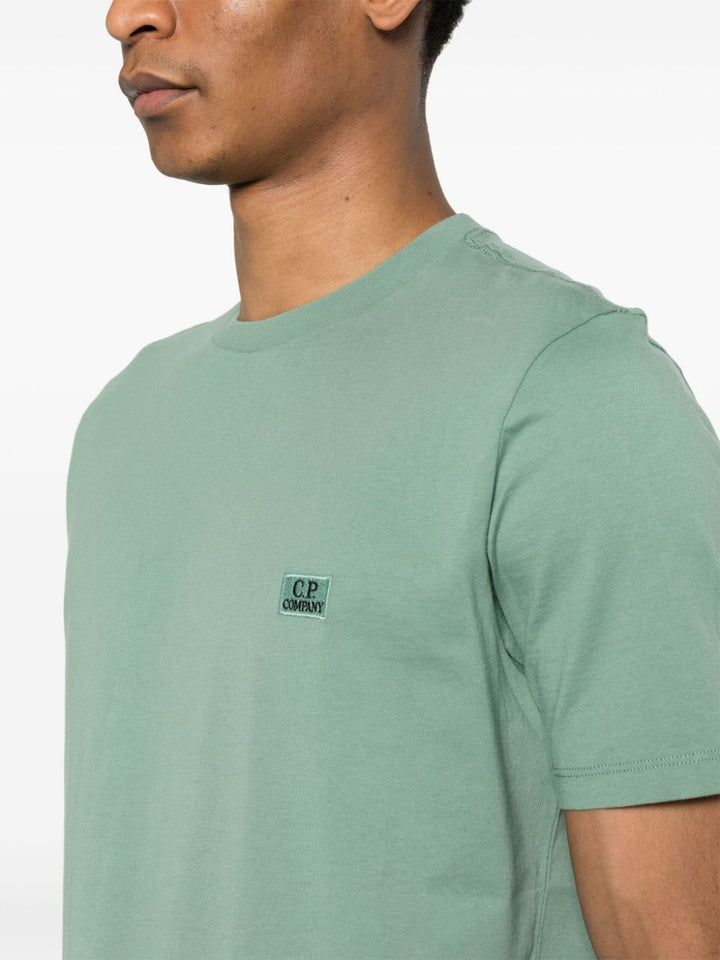 C.P. COMPANY - T-shirt green bay 30/1 Jersey à logo - Lothaire