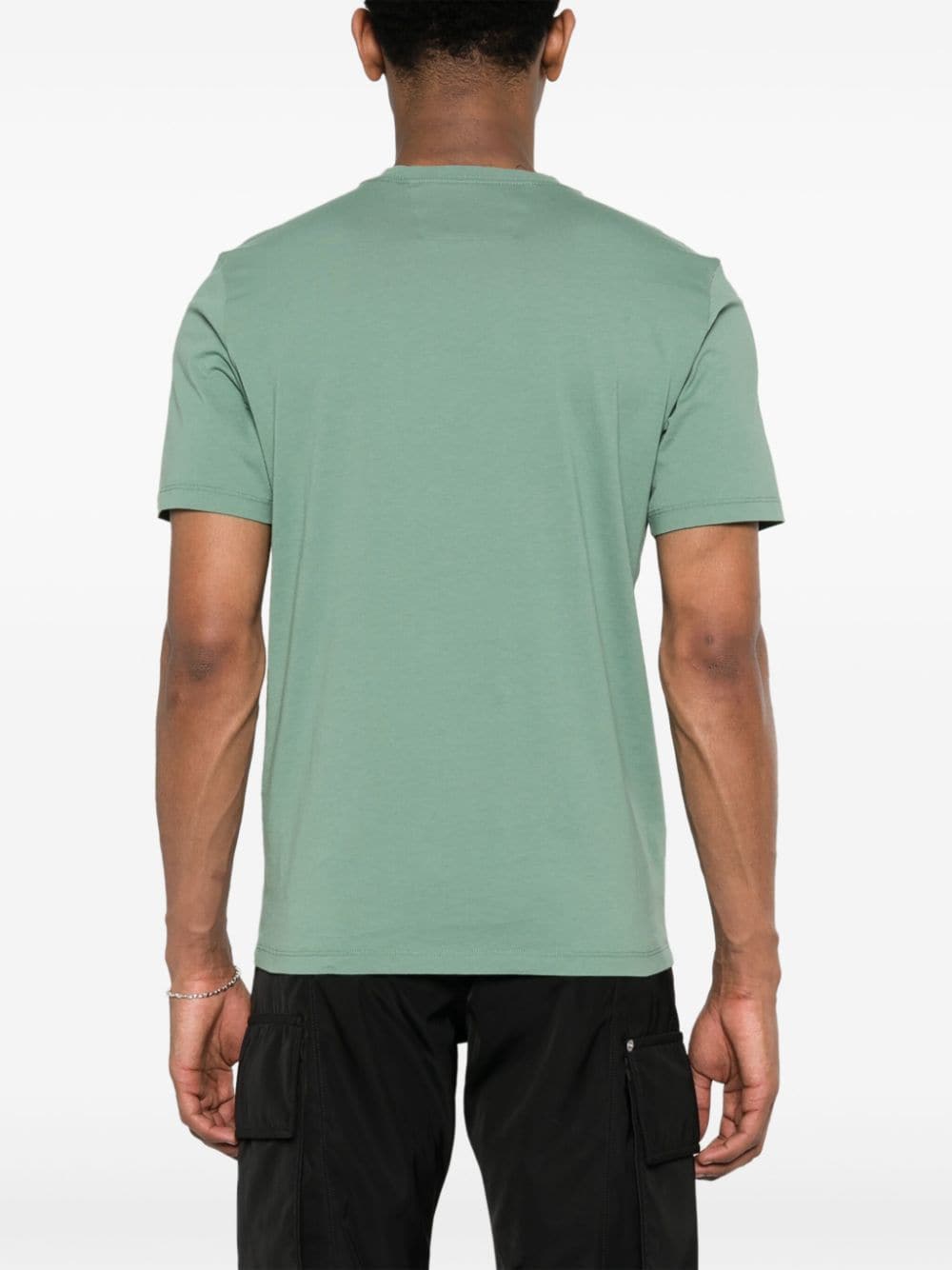 C.P. COMPANY - T-shirt green bay 30/1 Jersey à logo - Lothaire