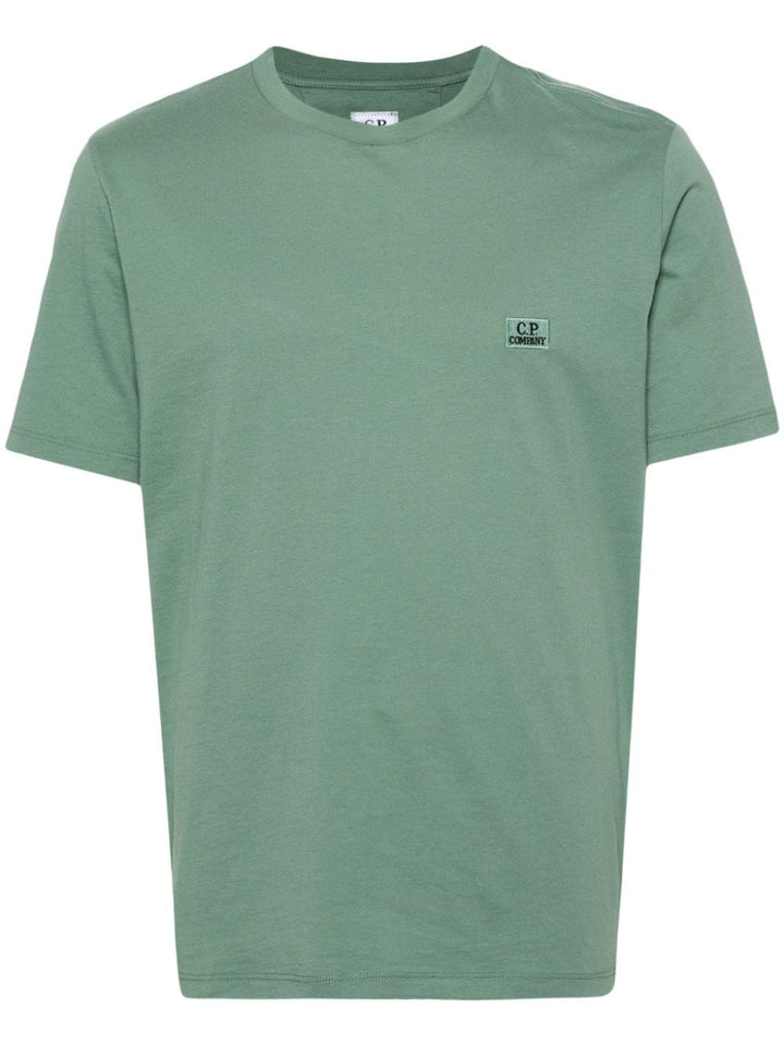 C.P. COMPANY - T-shirt green bay 30/1 Jersey à logo - Lothaire