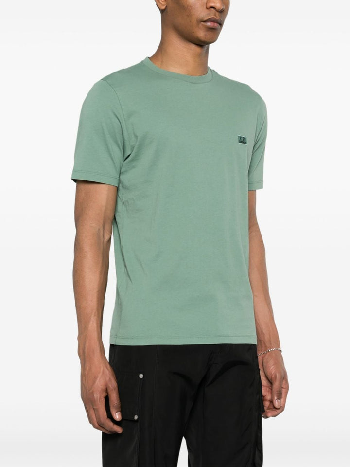 C.P. COMPANY - T-shirt green bay 30/1 Jersey à logo - Lothaire