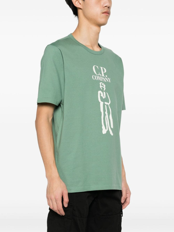 CP Company -T-shirt Green Bay Britih Sailor - Lothaire