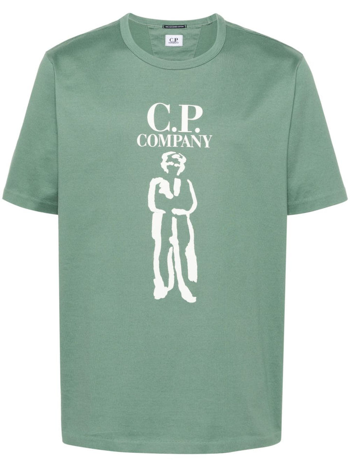 CP Company -T-shirt Green Bay Britih Sailor - Lothaire