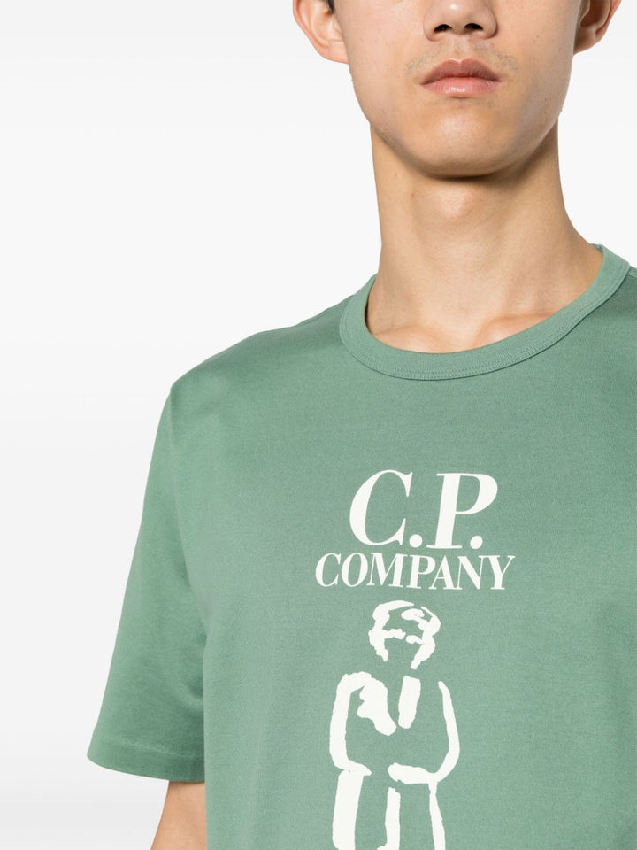 CP Company -T-shirt Green Bay Britih Sailor - Lothaire