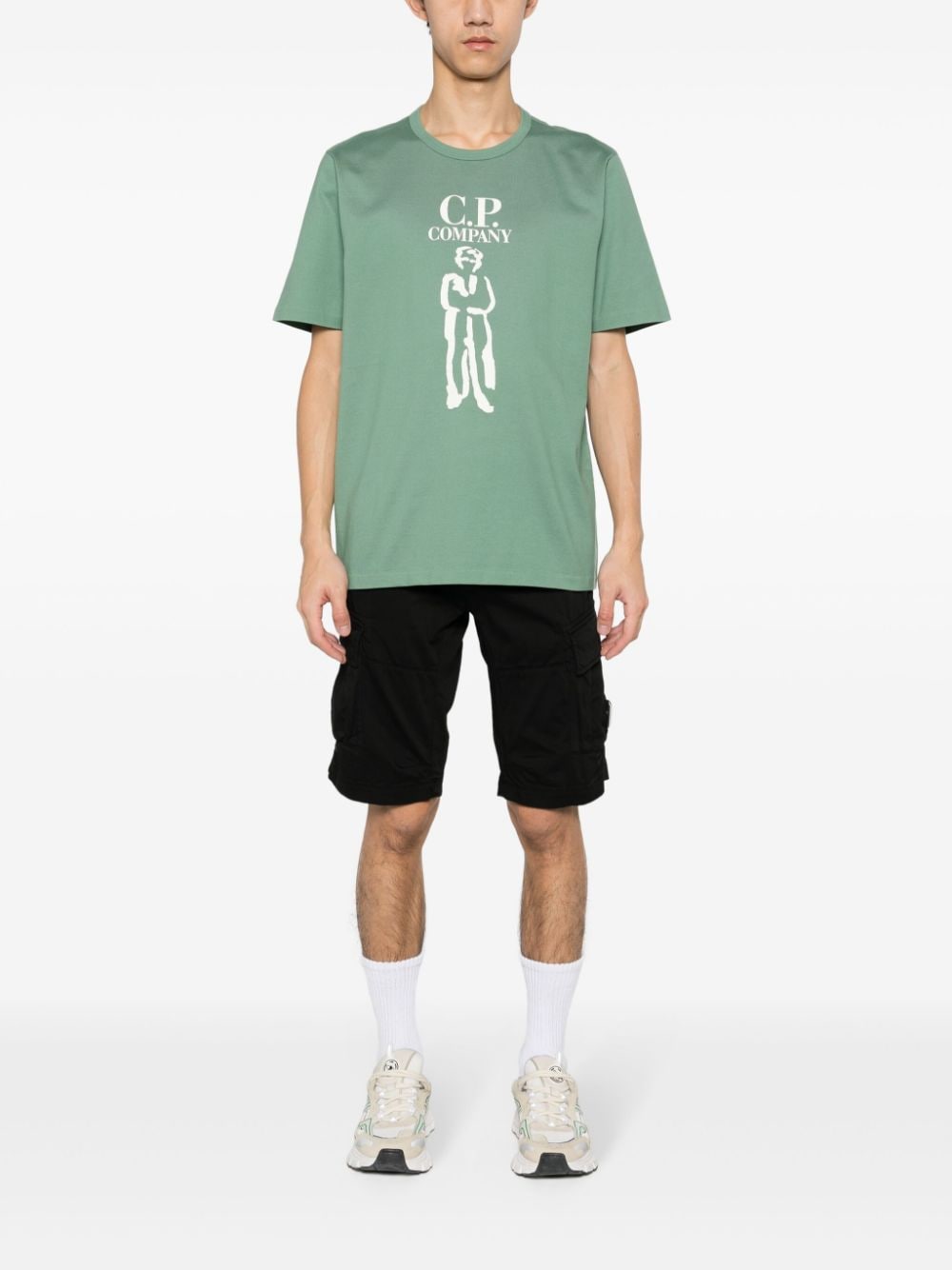 CP Company -T-shirt Green Bay Britih Sailor - Lothaire