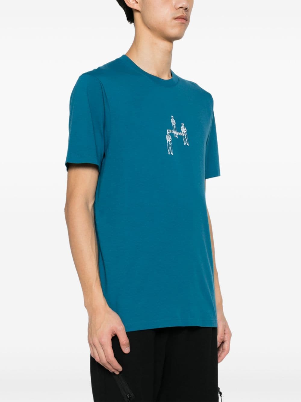 CP Company -T-shirt Ink Blue British Sailor - Lothaire