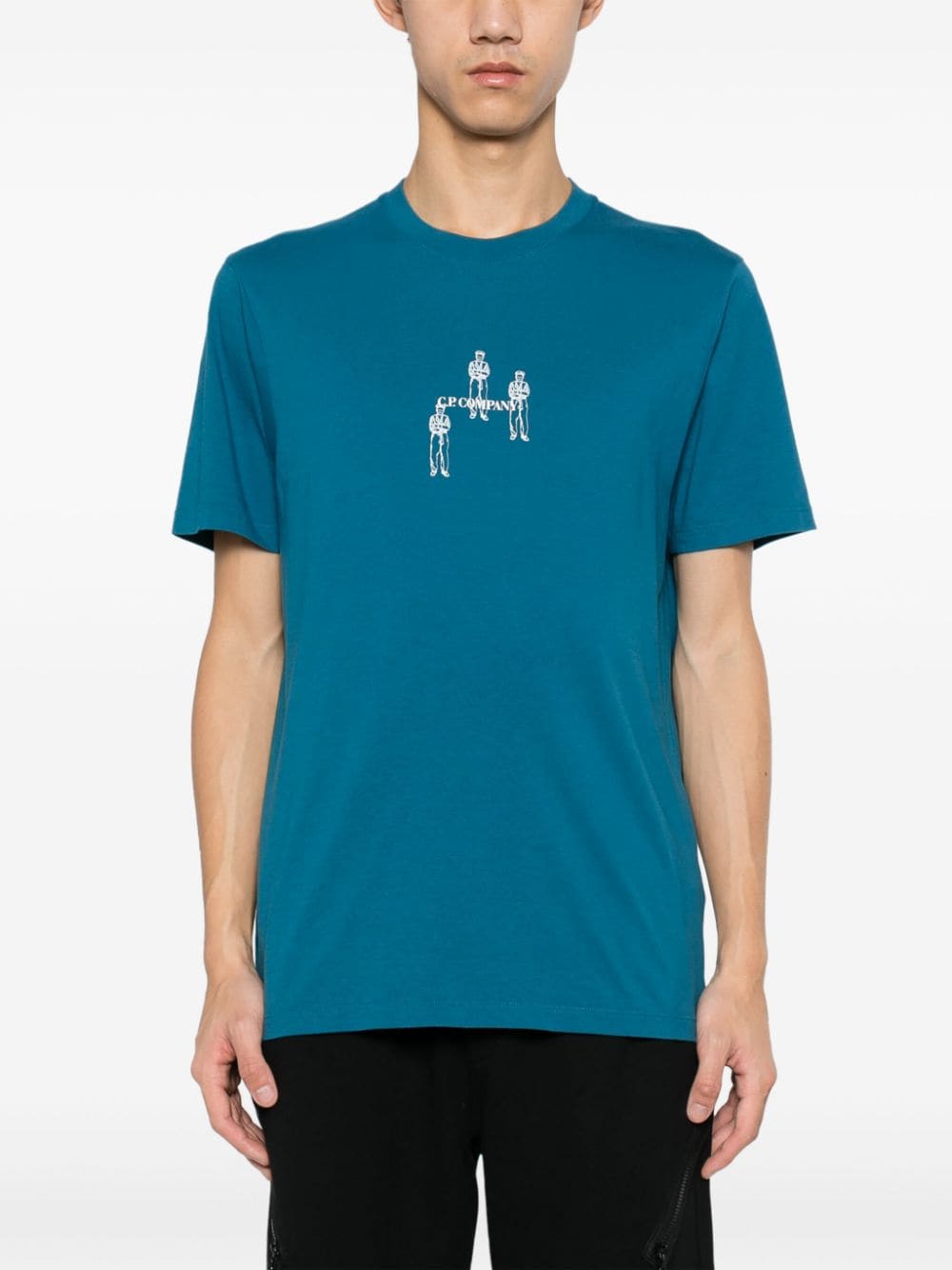 CP Company -T-shirt Ink Blue British Sailor - Lothaire
