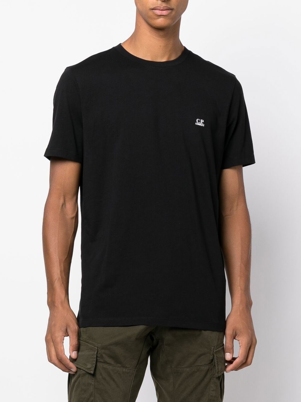 C.P. Company -T-shirt noir 30/1 Jersey Goggle - Lothaire boutiques