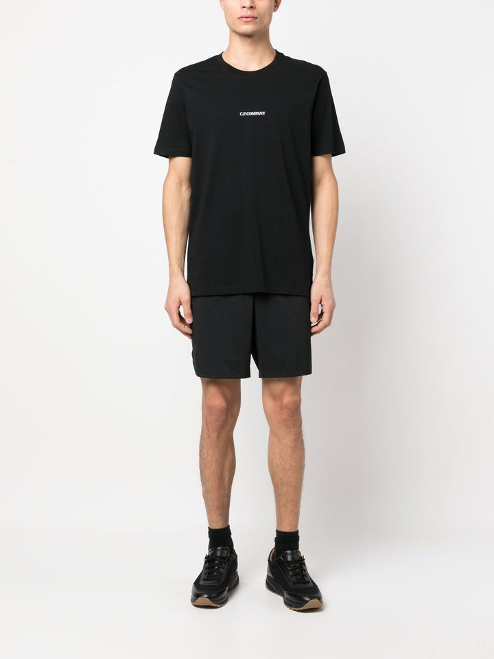 C.P. COMPANY -T-shirt noir 30/1 Jersey Reverse Print - Lothaire