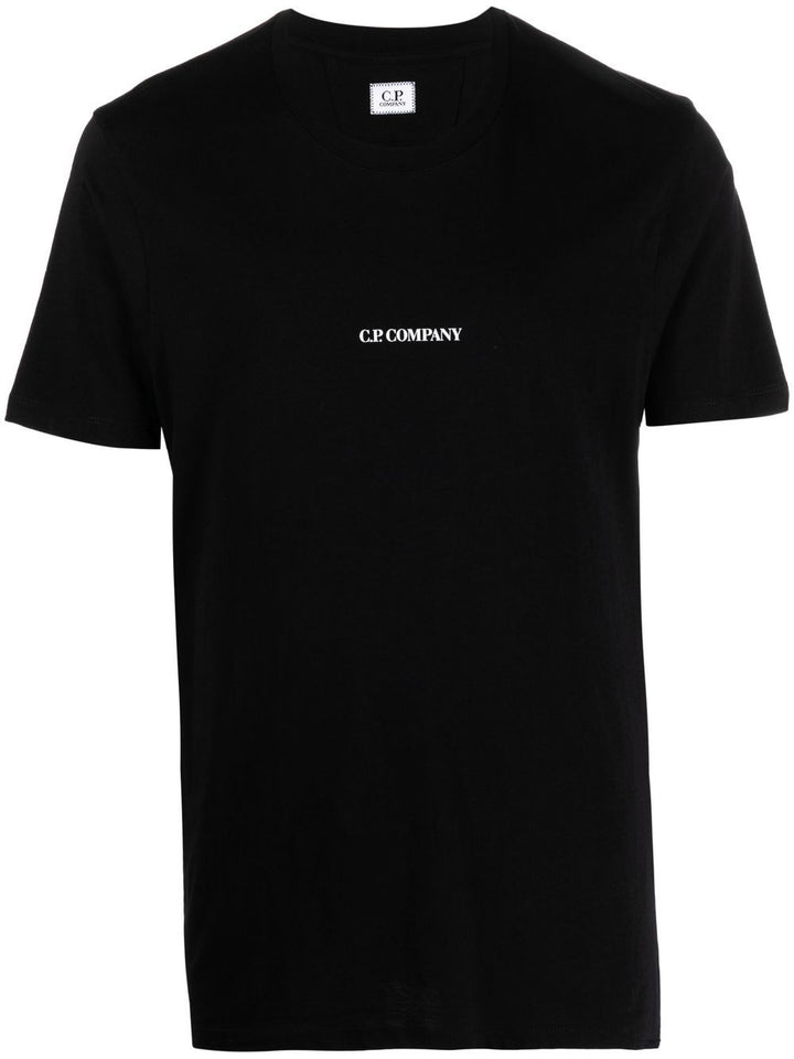 C.P. COMPANY -T-shirt noir 30/1 Jersey Reverse Print - Lothaire