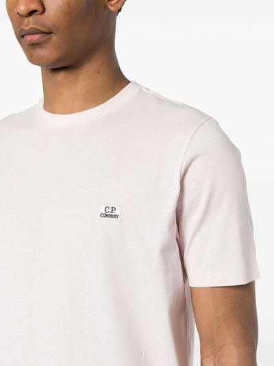 C.P Company - T-shirt pink 30/1 Jersey à logo - Lothaire